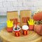 Dollhouse Miniatures McDonald Fast Food French Fries Coke COCA-COLA Cup Soda Set