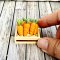 Miniature Dollhouse Wood Crate Carrot Vegetable Tiny FAIRY GARDEN Accessories 