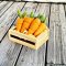 Miniature Dollhouse Wood Crate Carrot Vegetable Tiny FAIRY GARDEN Accessories 