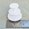 Dollhouse Miniatures White Wood Cupcake Stand