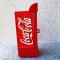 Dollhouse Miniatures Drink Beverage Cabinet Coca-Cola Coke Wooden Wood Showcase