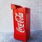 Dollhouse Miniatures Drink Beverage Cabinet Coca-Cola Coke Wooden Wood Showcase