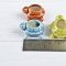Tiny Ceramic Turtle Pots Mixed 4 Colors