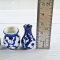 Set 5 Pieces of Ceramic Hand Painted Vase Jar Pot Dollhouse Miniatures Flower Supply