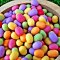 Dollhouse Miniatures Mixed Color Easter Eggs Lot x10