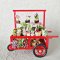 Dollhouse Miniatures Clay Flower Cart Gift Set 1:12 Thai Handmade Decoration