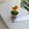 Mini Tiny Strawberry Dollhouse Miniature Fairy Garden Plants Decor