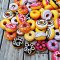 10x Mixed Doughnuts Donuts for Dollhouse Miniature Food Groceries Sweet Bakery