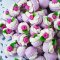 Dollhouse Miniatures Bakery Purple Rose Cupcake Loose Valentine Gift Decor Lot x10