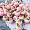 Dollhouse Miniatures Bakery Pink Rose Cupcake Loose Valentine Gift Decor Lot x10