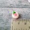 Dollhouse Miniatures Bakery Pink Rose Cupcake Loose Valentine Gift Decor Lot x10