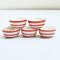 5x Ceramic Bowl Hand Painted  for Dollhouse Miniature Tableware Food Supply Decoration