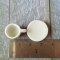 10 Set Mini Tiny Ceramic White Coffee Tea Cups Saucer for Dollhouse Miniature Wholesale Price