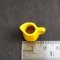 5x Ceramic Mini Yellow Pitcher Jug Dollhouse Miniatures Food Tableware Supply Wholesale Lot