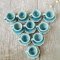 10 Set Mini Tiny Ceramic Blue Coffee Tea Cups for Dollhouse Miniature Wholesale Price