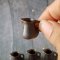 5x Ceramic Mini Brown Pitcher Jug Set Dollhouse Miniatures Food Tableware Supply Wholesale Lot