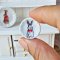 Dollhouse Miniatures Ceramic Tableware Easter Rabbit Bunny Mini Tiny Decoration