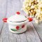 1x Ceramic ฺTulip Oven Pot Dollhouse Miniatures Food Kitchenware Cookware Supply