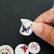 Dollhouse Miniatures Ceramic Dish Plate Butterfly Mini Tiny Tableware Decoration 