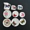 Dollhouse Miniatures Ceramic Dish Plate Butterfly Mini Tiny Tableware Decoration 