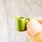 5 Pieces Dollhouse Miniatures Green Ceramic Coffee Tea Cup Set Doll Mini Pitcher Saucer