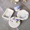 Dollhouse Miniatures Tableware Ceramic Plate Dish Set