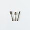 Dollhouse Miniatures Metal Spoon Knife Fork Kitchen Silver Utensils Supply 1:12