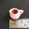 5x Ceramic Mini Pink Pitcher Jug Dollhouse Miniatures Food Tableware Supply Wholesale Lot