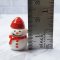 Set 3 Pcs. Miniatures Snowman Ceramic Mug Tiny Doll Christmas Gifts ideas