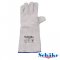 Leather Gloves 16" Gray Schake