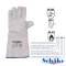Leather Gloves 16" Gray Schake