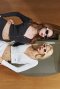AHT151 Basic ribbed long sleeve crop top เสื้อครอปแขนยาวกระดุมสแนป