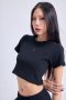 AHT114 Love collection crop tee