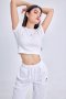 AHT114 Love collection crop tee