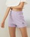 AHP023 Logo basic rib shorts