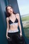 AHT120 Satin label bra top