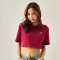 AHT002 Colorful Crop tee