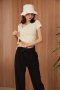 AHT044 One-side pull crop top