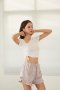 AHT044 One-side pull crop top