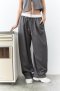 AHP072 Double layered loose pants