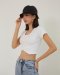 AHT039 Layered crop top