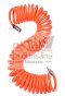 สายลมแบบสปริง 5x8 MM x 15M. ทาการ่า สีส้ม