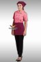13 Inches Burgundy Half Apron