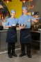 Light Blue Jeans Chef Head Wrap