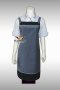 ผ้ากันเปื้อน ผ้ากันเปื้อนเชฟ ผ้ากันเปื้อนพ่อครัว ผ้ากันเปื้อนกุ๊ก ผ้ากันเปื้อนเสิร์ฟ เต็มตัว แบบญี่ปุ่น สีเทา-ดำ (FSA1004)