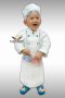 Long sleeve kid Chef Jacket