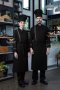 Black Oxford Long Sleeve Chef Jacket (FSS0209)