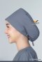 หมวกคลุมผม ห้องผ่าตัด สีเทา (HPC0108)