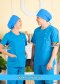 Dark Blue short sleeve scrub shirt (HPG0111)
