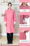 Pink dental long sleeve gown coat (HPG0254)